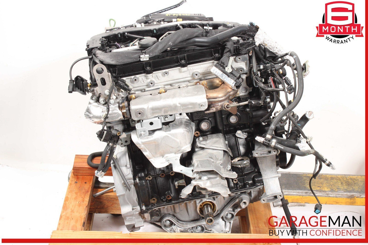 13-15 Mercedes X204 GLK250 Engine Motor Block Assembly OEM 131k