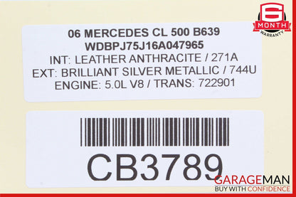 00-06 Mercedes W215 CL500 CL600 Front Right Side Reinforcement Support Bracket