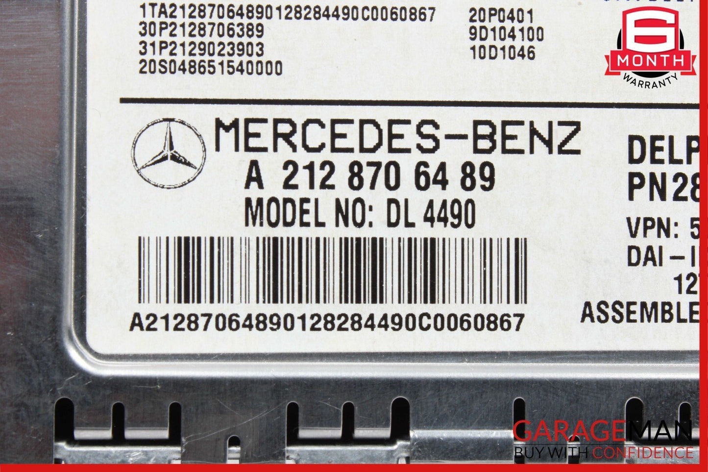 10-17 Mercedes R172 SLK350 E550 Sirius Satellite Radio Receiver 2128706489 OEM
