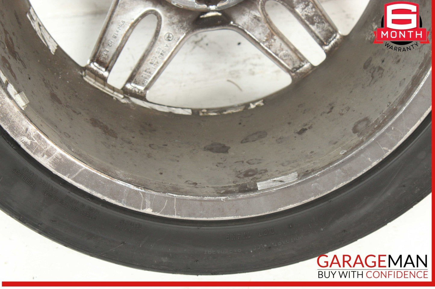 03-12 Mercedes R230 SL550 SL65 AMG Rear Wheel Tire Rim 9.5Jx18H2 ET33 OEM