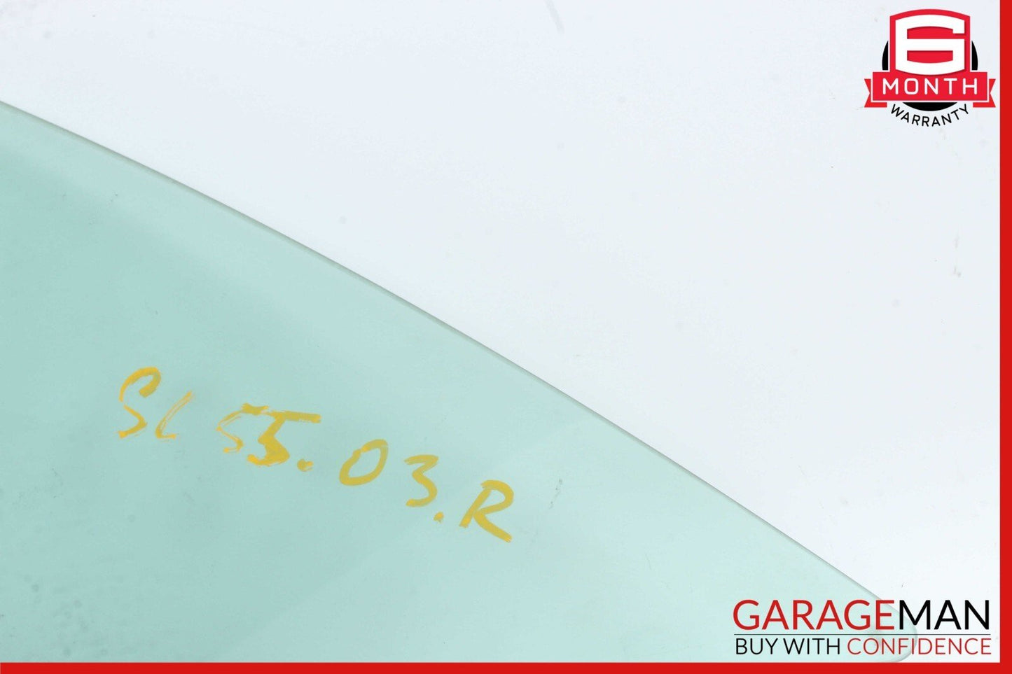 03-11 Mercedes R230 SL500 SL55 AMG Rear Right Side Door Quarter Window Glass OEM