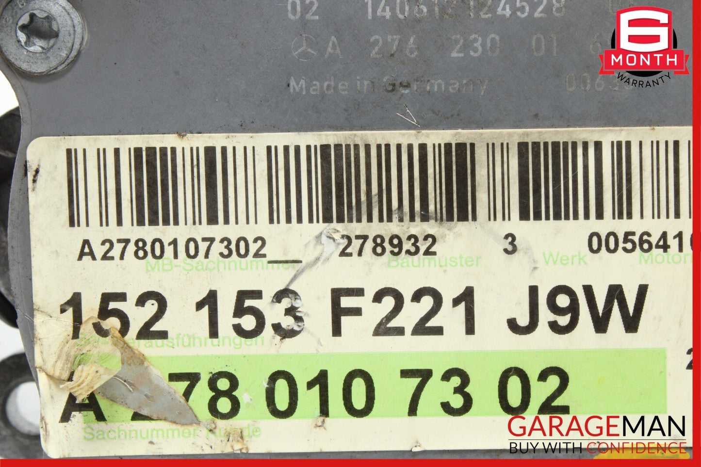Mercedes W221 S550 CL550 CLS63 AMG Engine Motor Vacuum Pump 2762300165 OEM