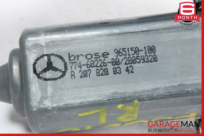 10-17 Mercedes W207 E500 E550 Coupe Left Door Window Regulator Motor Unit