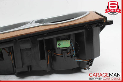 06-12 Mercedes X164 GL450 ML350 Front Center Console Cup Holder Compartment Wood