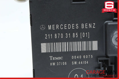 03-09 Mercedes W211 E350 E63 AMG E550 Rear Left Driver Door Control Module OEM