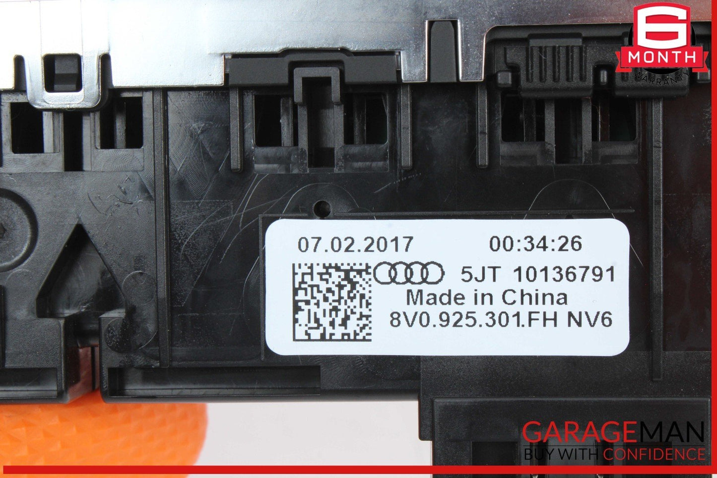 17-20 Audi A3 S3 RS3 Front Dash Dashboard Control Switch Panel 8V0925301FH OEM