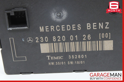 03-12 Mercedes R230 SL500 SL55 AMG Front Left Door Control Module 2308200126 OEM