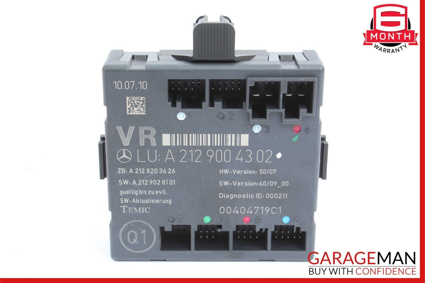 08-18 Mercedes CLS400 C250 C300 E350 Front Right Side Door Control Module Unit