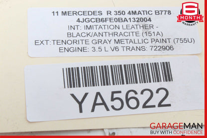 09-12 Mercedes W251 R350 Rear Left Driver Side Axle CV Half Shaft 2513501410 OEM
