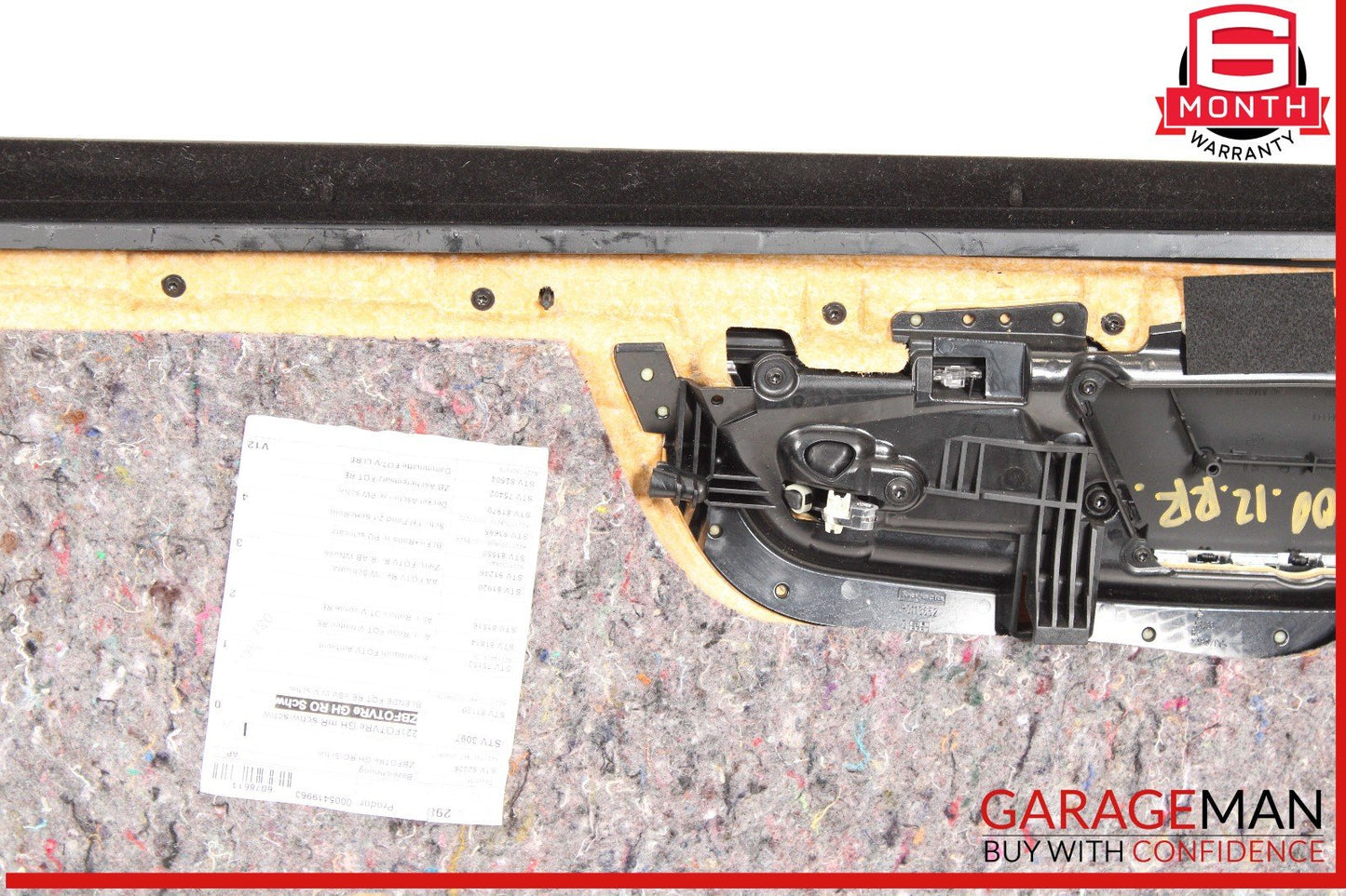 10-13 Mercedes W221 S400 S550 Rear Right Passenger Side Interior Door Panel OEM