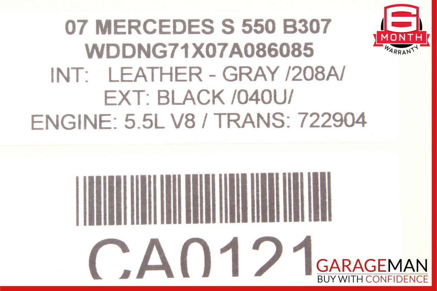 07-09 Mercedes W221 S550 Front Right Passenger Side Window Switch Control Trim