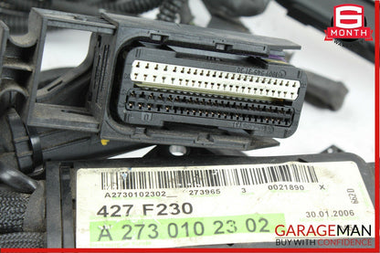 07-12 Mercedes R230 SL550 Main Engine Motor Wire Cable Harness Wires Assembly