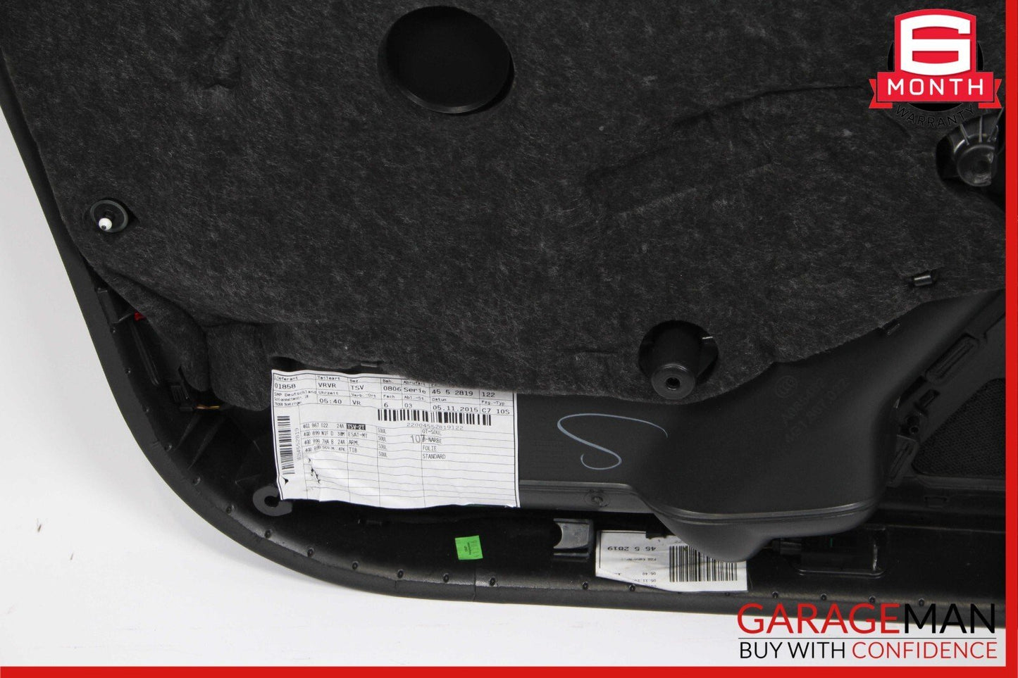 12-15 Audi A6 Front Right Passenger Interior Door Trim Panel Cover Assembly