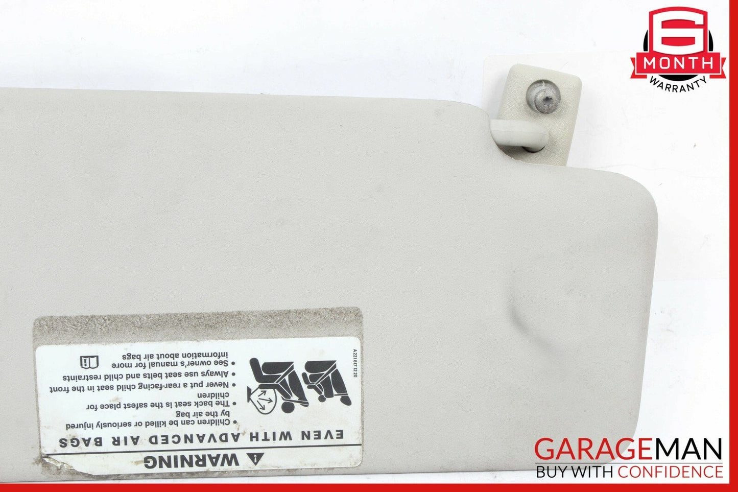 01-07 Mercedes W203 C230 C55 AMG Front Left Side Sunvisor Sun Visor Shade Cover