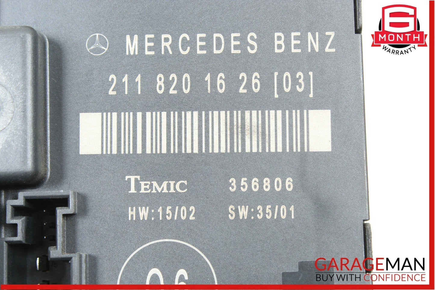 03-06 Mercedes W211 E55 AMG E320 Rear Right Passenger Door Control Module OEM