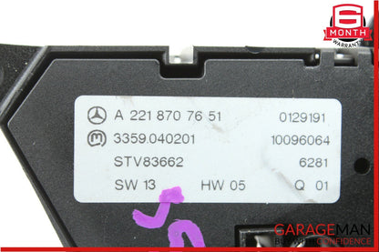 07-13 Mercedes S550 CL550 Front Left Driver Side Seat Control Memory Switch OEM