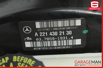 07-09 Mercedes W221 S550 CL600 Power Brake Master Cylinder Pump OEM