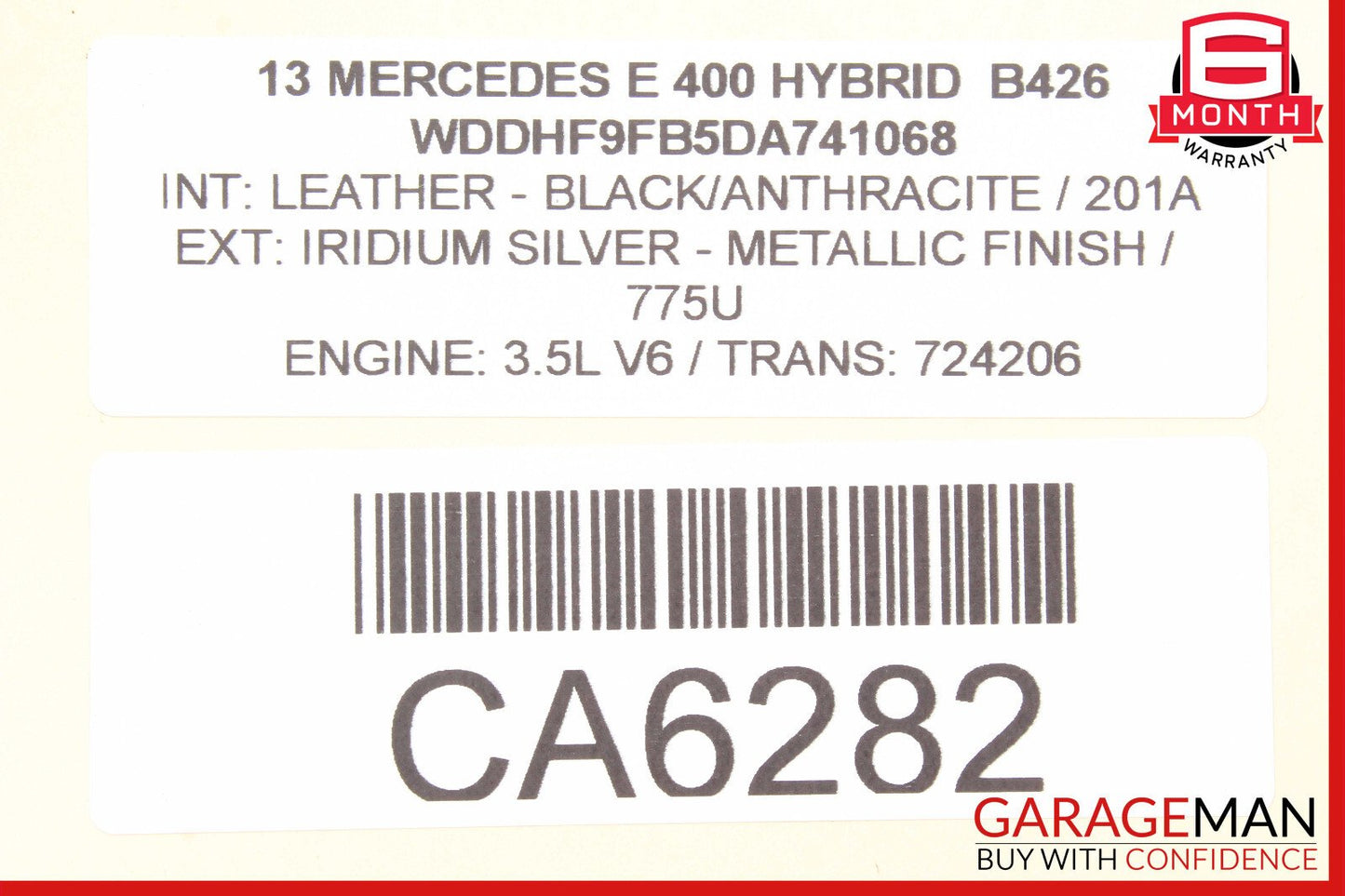 13-15 Mercedes W212 E400 Coolant Reservoir Overflow Expansion Tank OEM