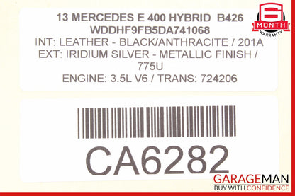 13-15 Mercedes W212 E400 Coolant Reservoir Overflow Expansion Tank OEM