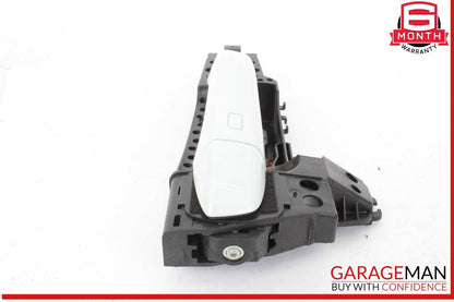 17-24 Audi Q7 Right Passenger Side Exterior Door Handle White 4M0837886A OEM