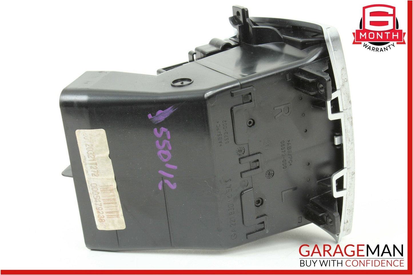 07-14 Mercedes W216 CL550 S550 Rear Center Console AC A/C Air Heater Trim Vent