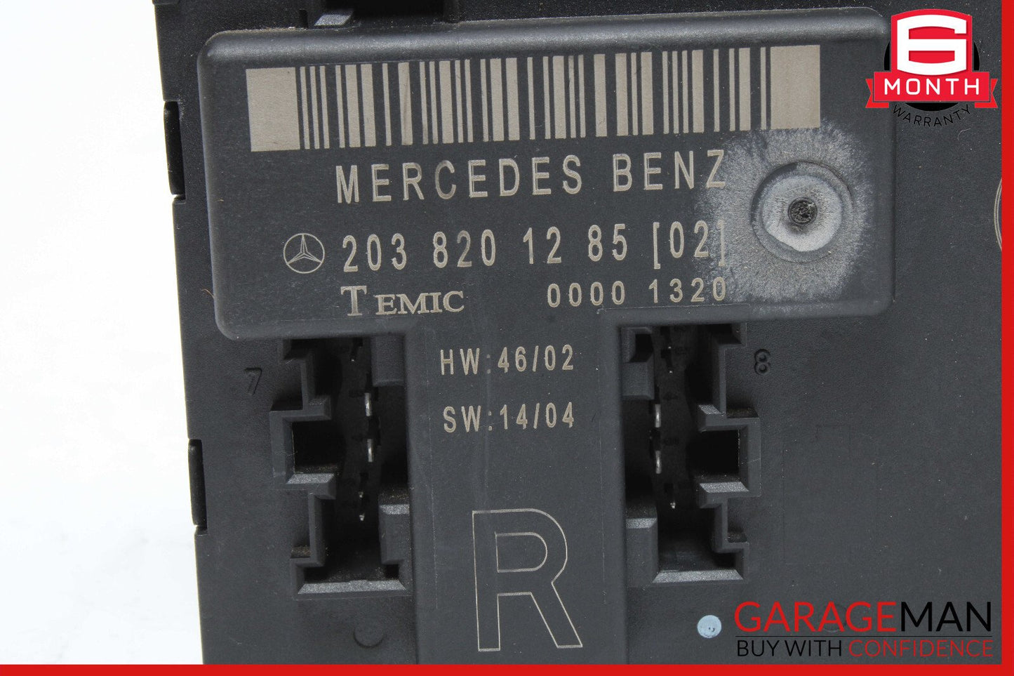 01-07 Mercedes W203 C230 C320 Front Right Door Control Module 2038201285 OEM