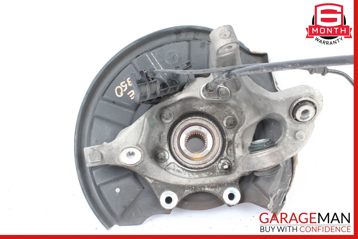 10-18 Mercedes W212 E350 GLK350 Rear Left Side Spindle Knuckle Hub OEM