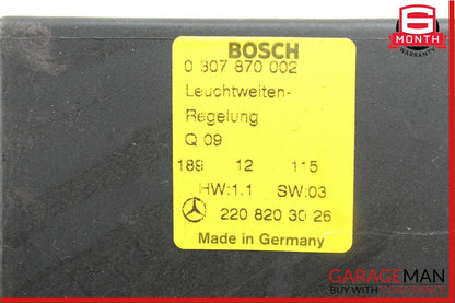 00-06 Mercedes W220 S600 S430 Headlight Head Lamp Control Module 2208203026 OEM
