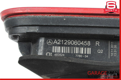 10-13 Mercedes W212 E350 E400 E550 Inner Tail Light Lamp Rear Right Side OEM
