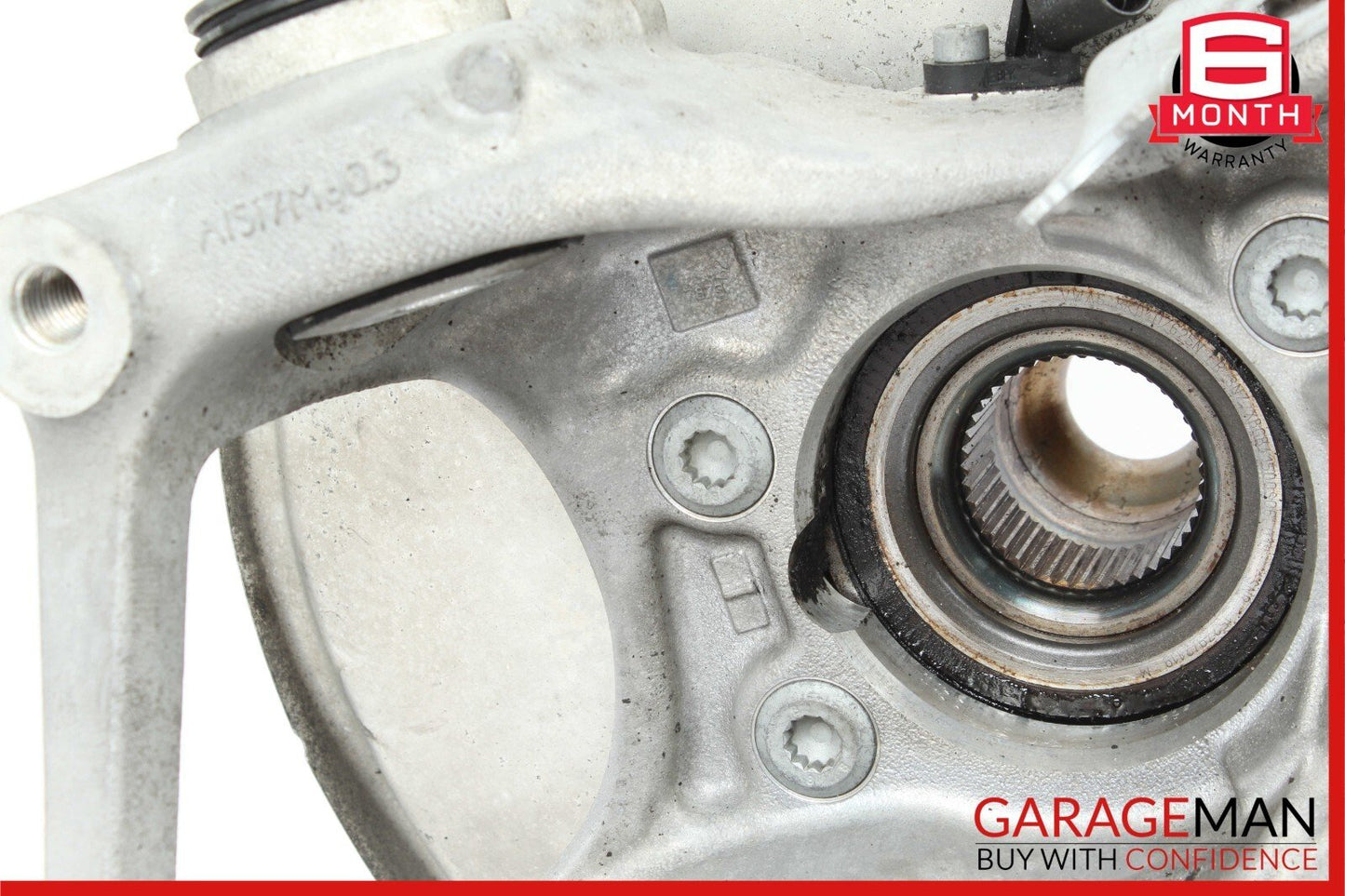 09-18 Audi Q5 A6 A7 Rear Left Side Wheel Spindle Knuckle Hub Bearing Disc Rotor