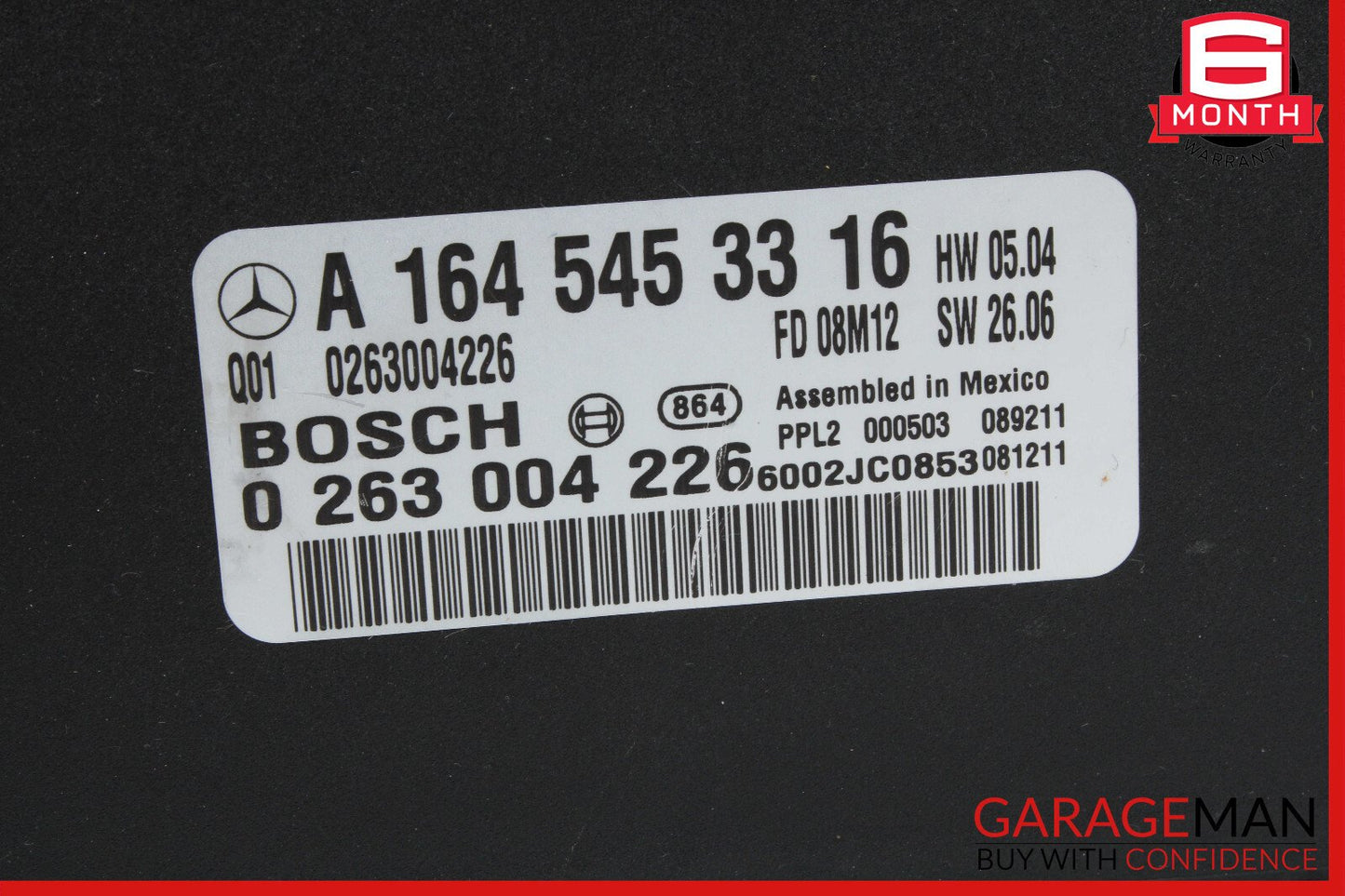 06-10 Mercedes X164 GL450 ML550 R350 Parktronic Park Assist Control Module OEM