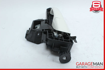 10-13 Mercedes W212 E350 E550 E63 AMG Rear Left Exterior Door Handle White OEM