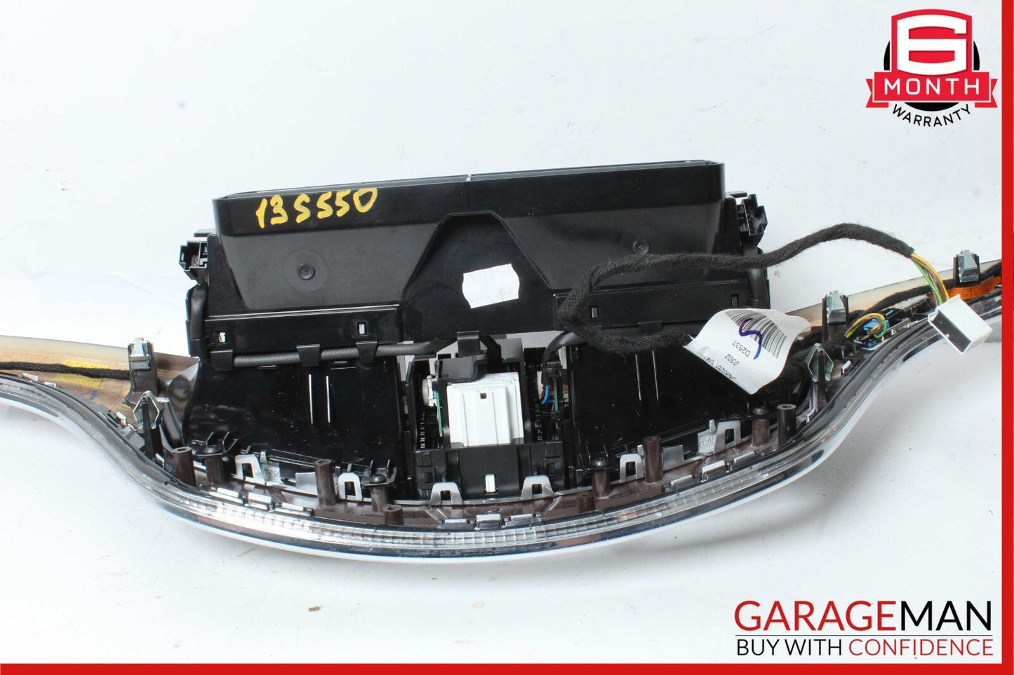 07-14 Mercedes S550 CL600 Center Dash Heater Control Switch Panel Assembly Wood
