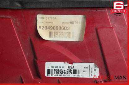 12-14 Mercedes W204 C250 Rear Left Driver Side Taillight Tail Light Lamp