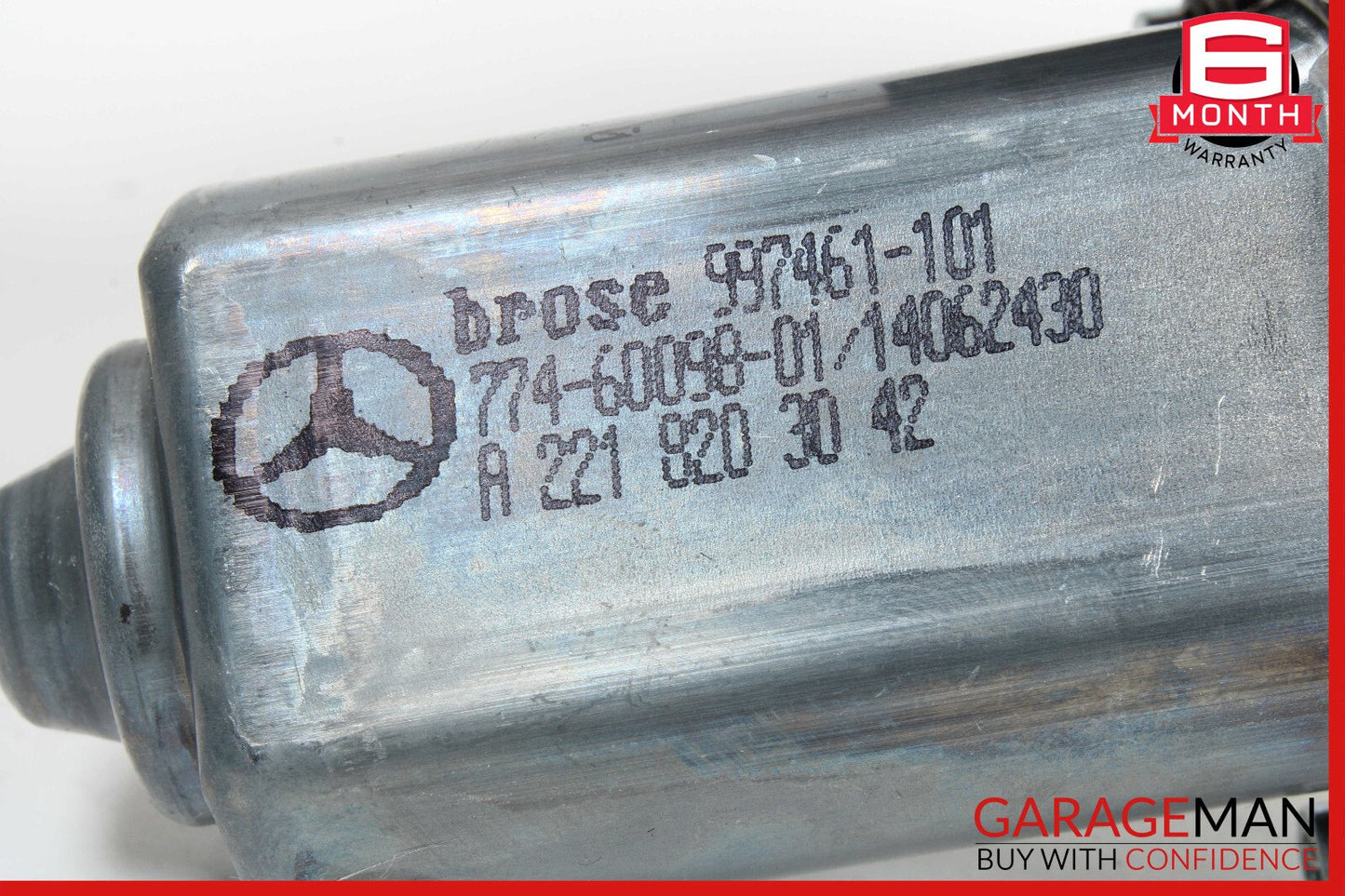 07-13 Mercedes W221 S550 S400 Window Regulator Motor Rear Right Side OEM
