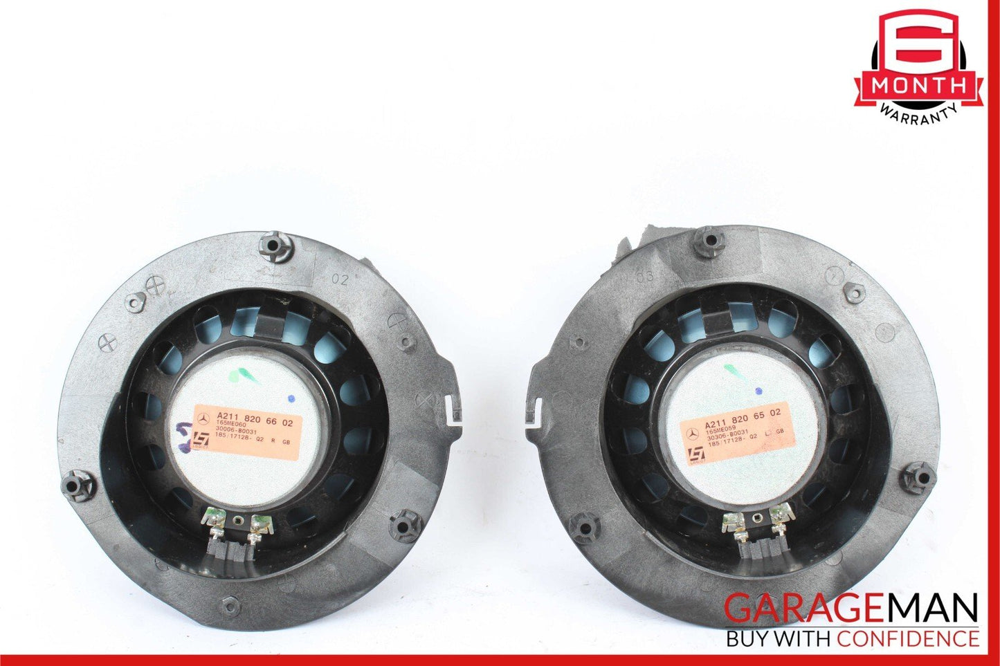 07-09 Mercedes W211 E350 E500 Front Right & Left Side Door Audio Sound Speakers