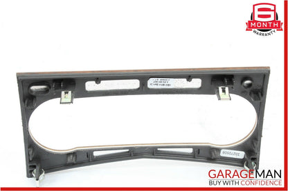 08-14 Mercedes W204 C300 AC A/C Climate Control Switch Trim Cover Bezel Wood