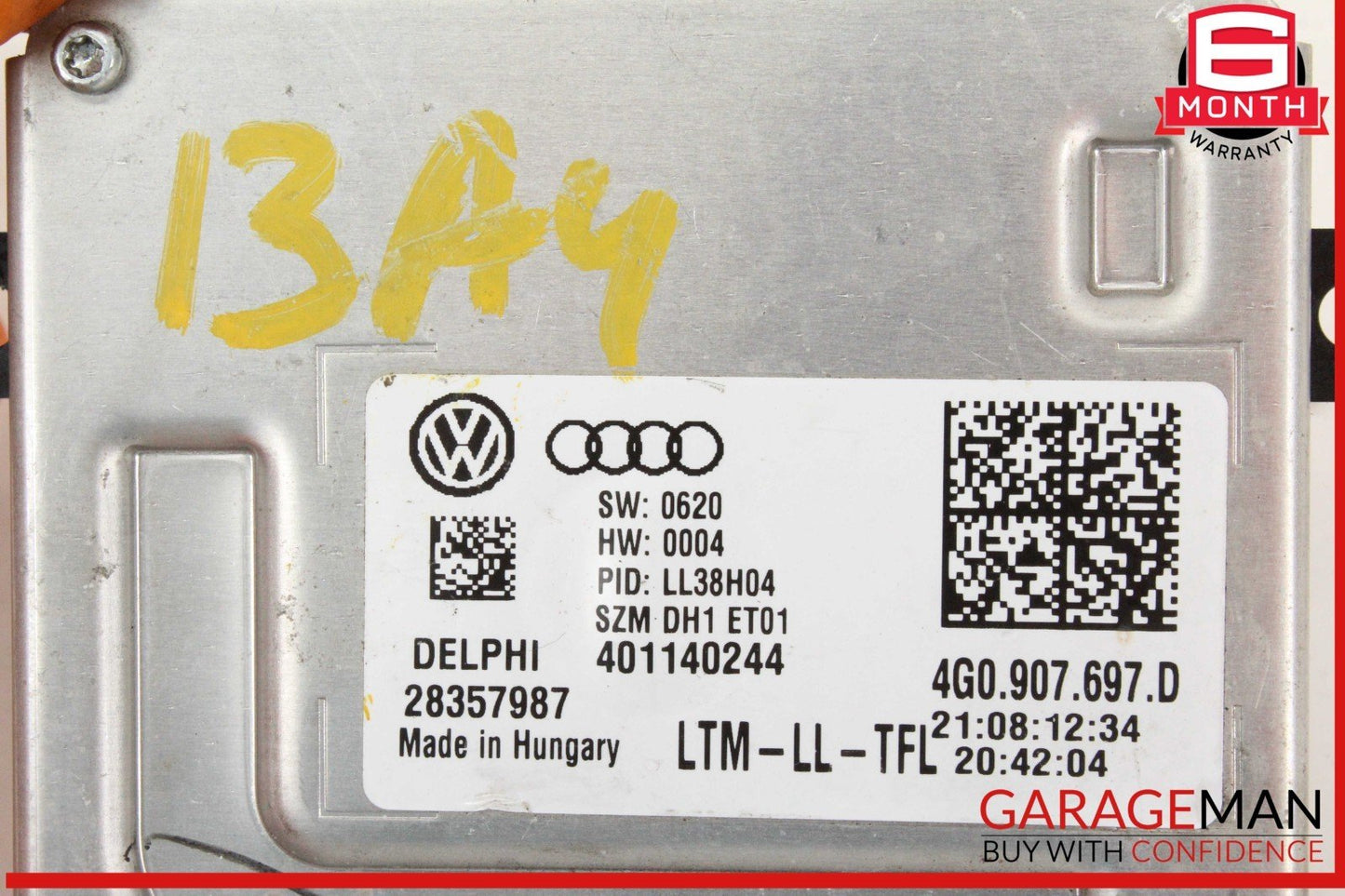 13-17 Audi A4 SQ5 LED DRL Head Light Headlight Ballast Module 4G0907697D OEM