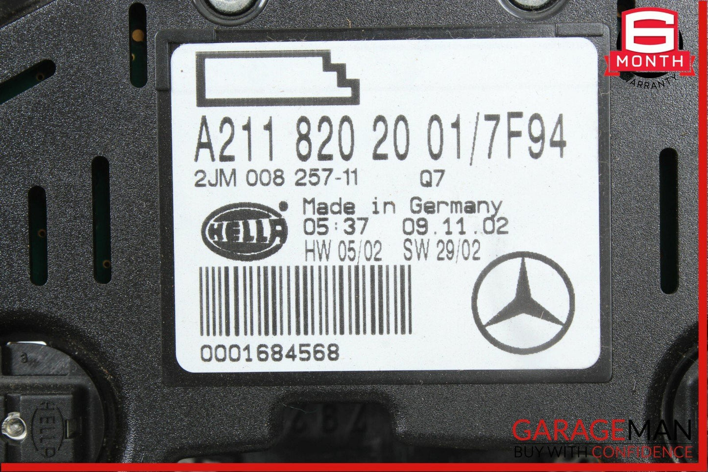 03-11 Mercedes E320 E500 CLS350 Rear Overhead Top Upper Dome Light Lamp OEM