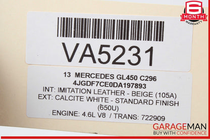 11-19 Mercedes X166 GL450 GL550 S550 M157 4.7L Engine Motor Oil Pump OEM