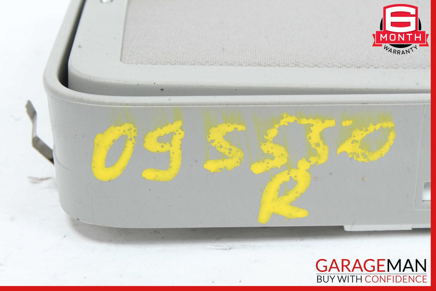 07-13 Mercedes W221 S550 Rear Right Overhead Vanity Mirror Grey 2218101817 OEM