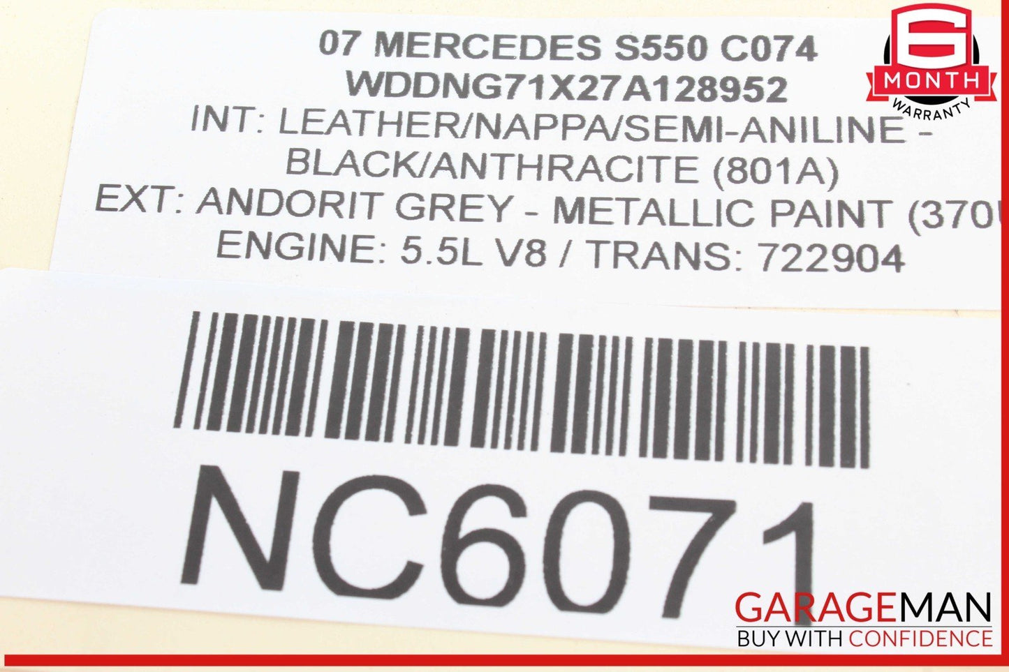 07-10 Mercedes W221 S550 CL550 S600 Instrument Cluster Speedometer OEM
