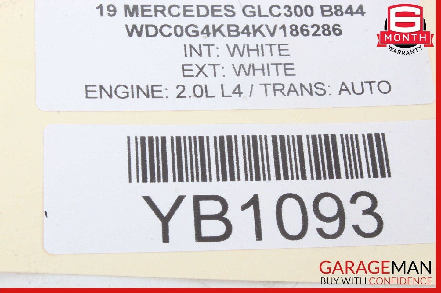 16-22 Mercedes X253 GLC300 Front Left Side Radiator Support Bracket OEM