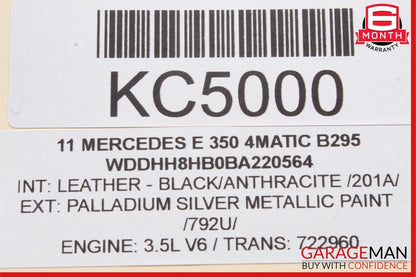 10-16 Mercedes W212 E350 4MATIC Top Roof Shark Fin Antenna GPS Radio OEM