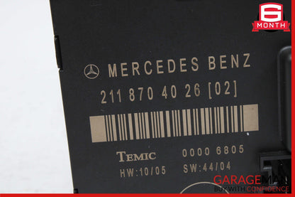 03-09 Mercedes W211 E350 E500 E550 Door Control Module Unit Rear Left