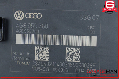 12-18 Audi A7 A6 Front Left Driver Side Seat Control Module Unit 4G8959760 OEM