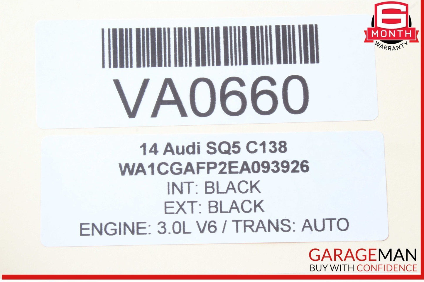 14-17 Audi SQ5 AC A/C Air Conditioning Compressor Denso 8T0260805G OEM