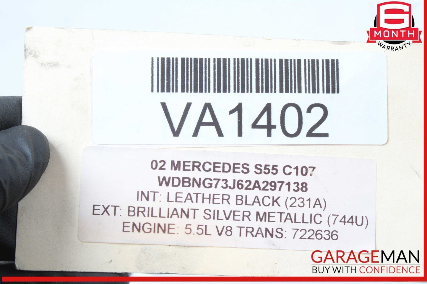 00-02 Mercedes W220 S55 AMG ABC Hydraulic Rear Suspension Line Hose OEM