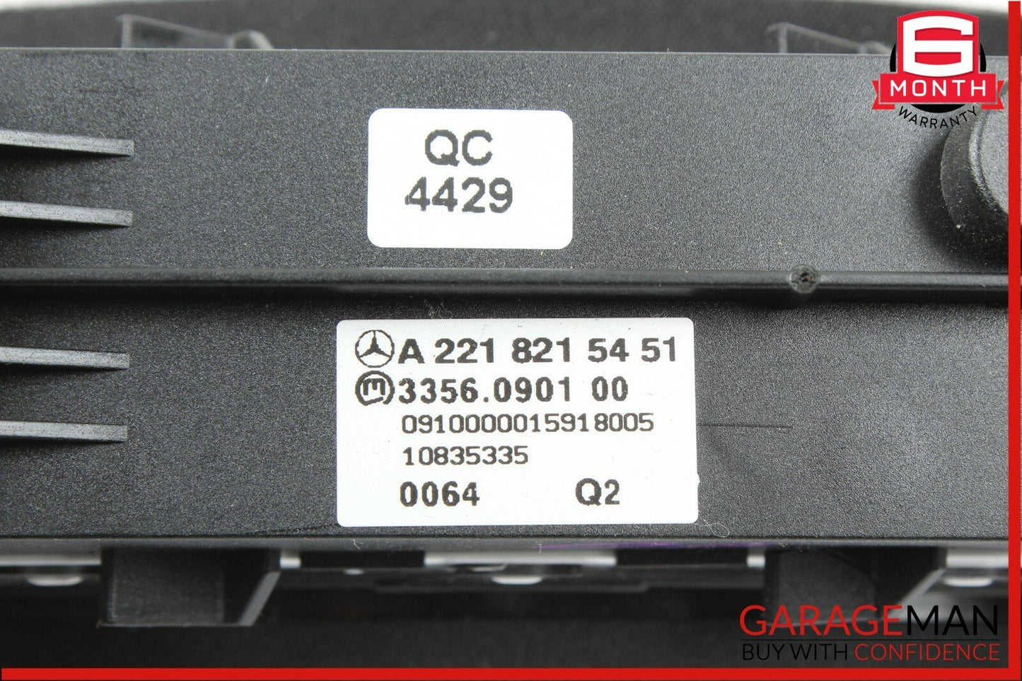07-13 Mercedes W221 S550 CL550 Dash Suspention Cluster Control Switch 2218215451