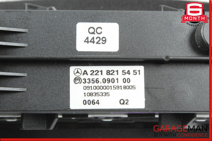 07-13 Mercedes W221 S550 CL550 Dash Suspention Cluster Control Switch 2218215451